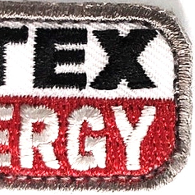 Latex Allergy Medical ID Tactical Patch 2" × 1" Hook Back