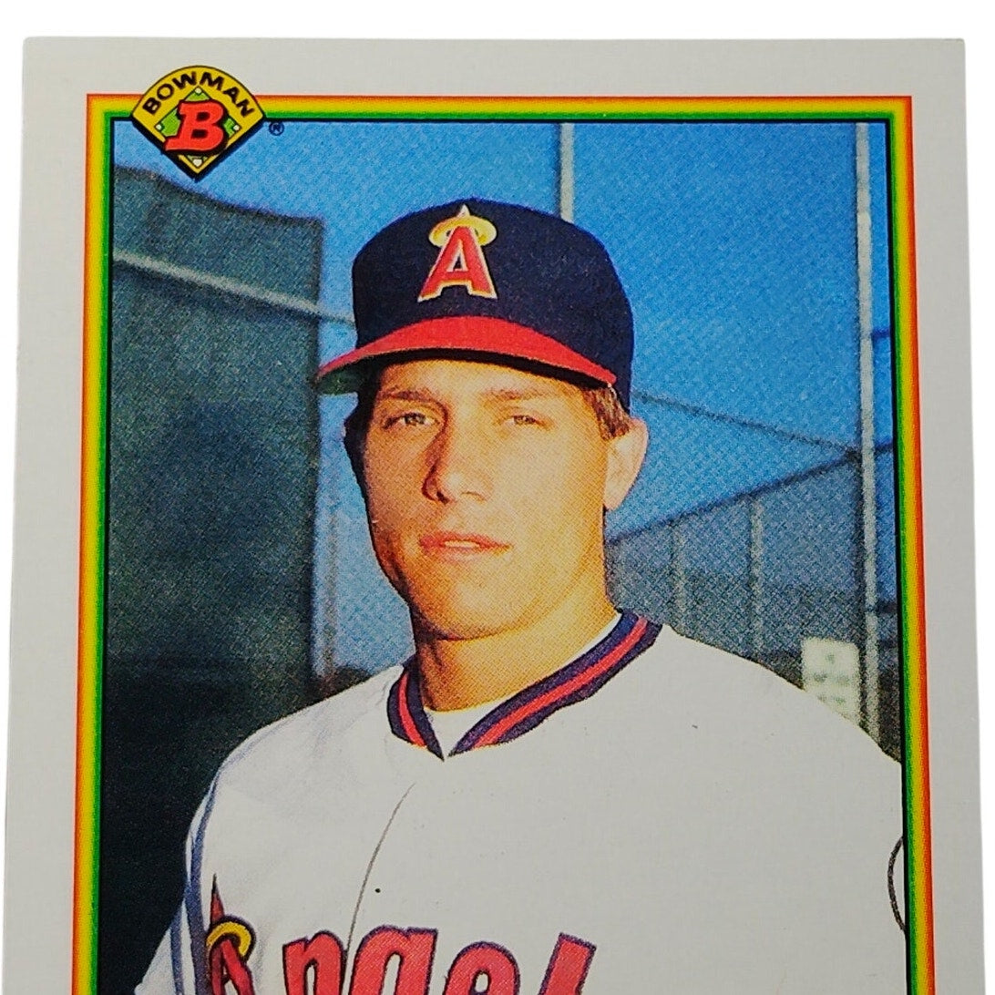 1990 Bowman Gary DiSarcina #290 California Angels Shortstop MLB Baseball Card NM