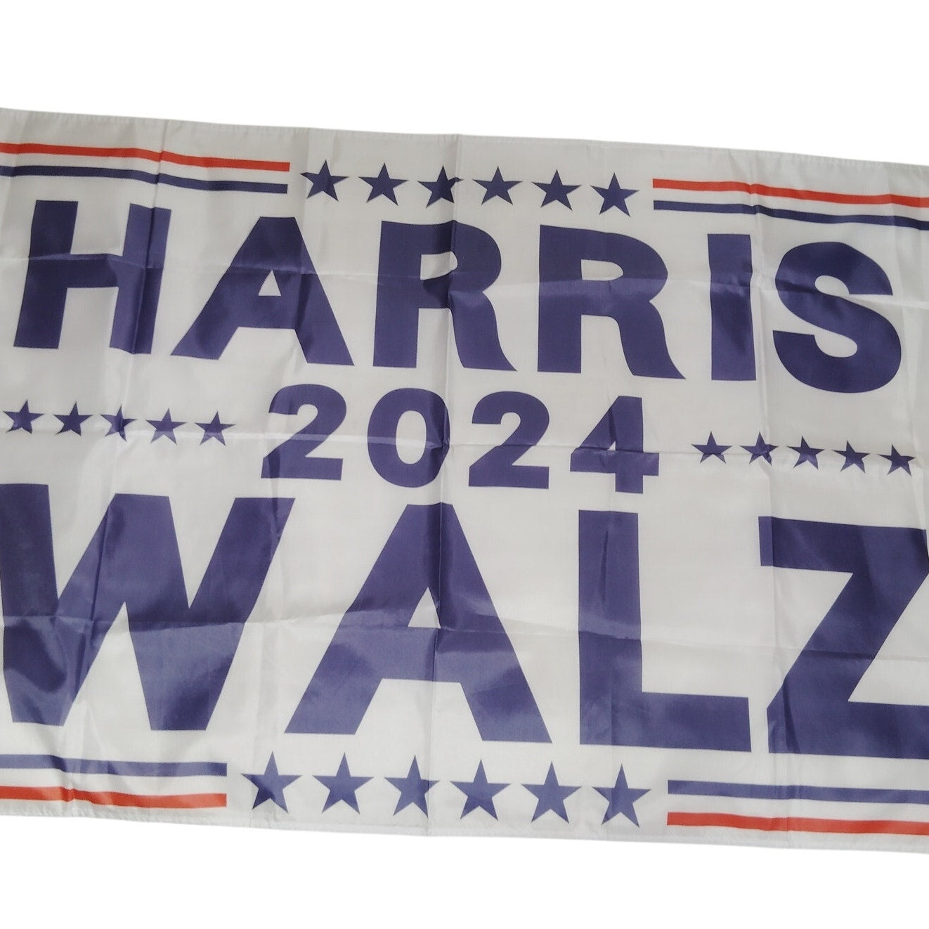 Collectible Kamala Harris 2024 Walz Campaign Flag 3x5 Ft Politics w/ Grommets