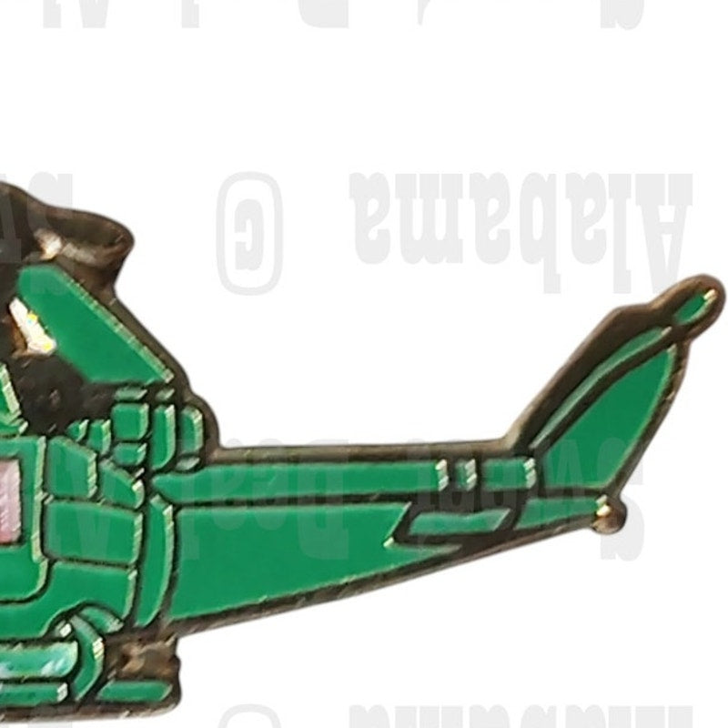 Huey UH-1 Helicopter, Collector's Hat, Lapel, Brooch Pin 1-1/4"W x 3/4"H