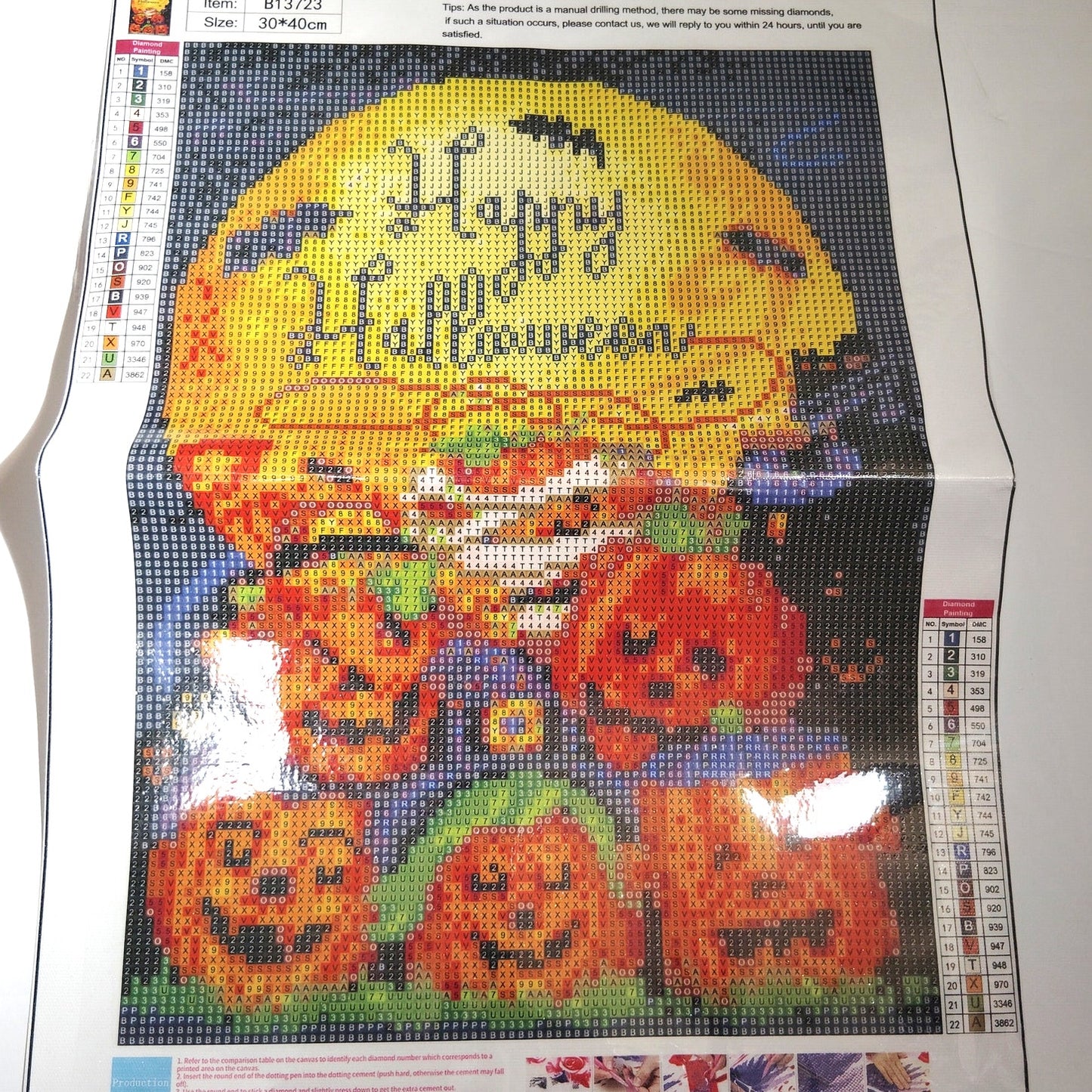 5D DIY Diamond Art Kit- "Happy Halloween" 11.8" x 15.75"  No.B13723