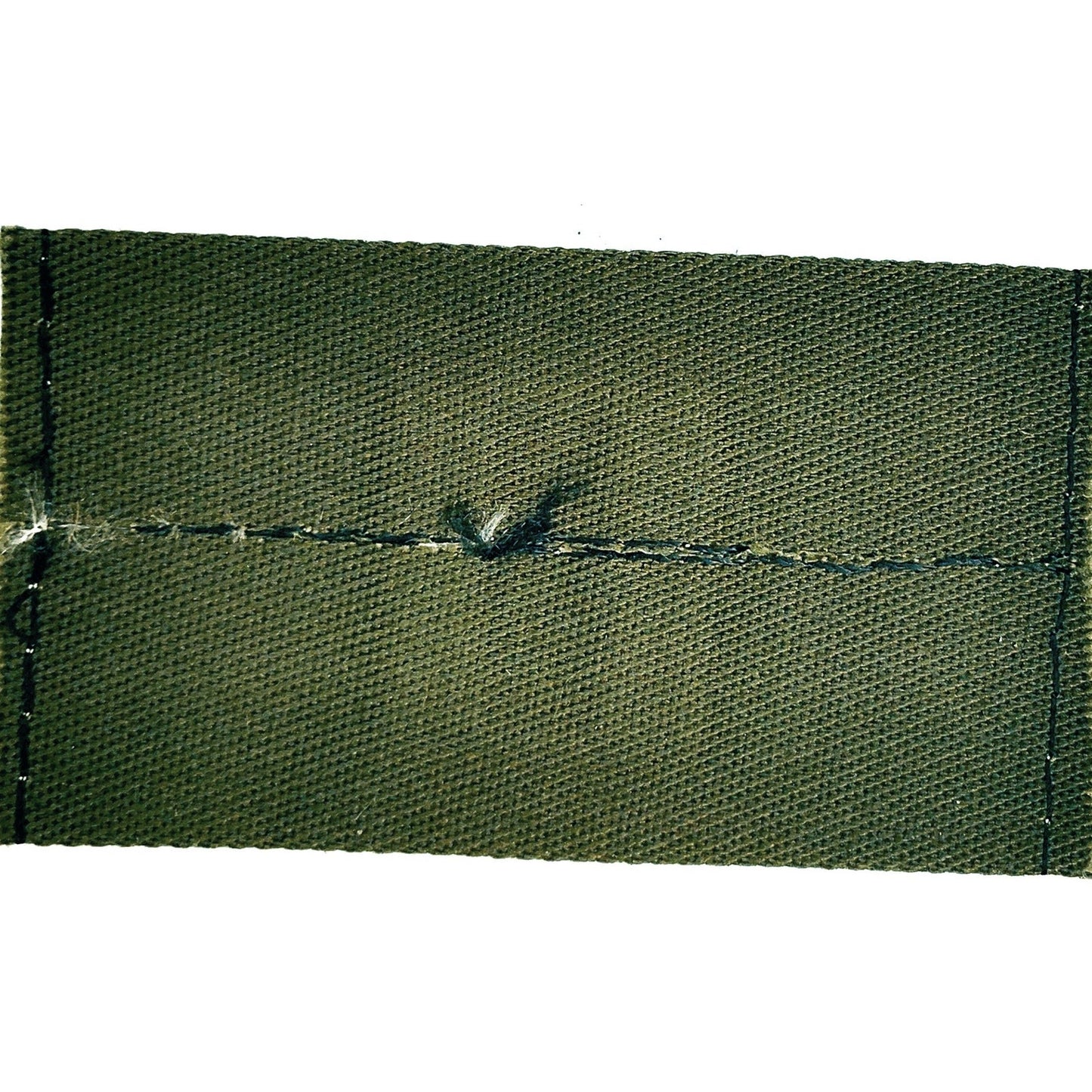 Vintage US Army Captain O‑3 Rank Patch Pair Subdued Black on OD Green Sew‑On