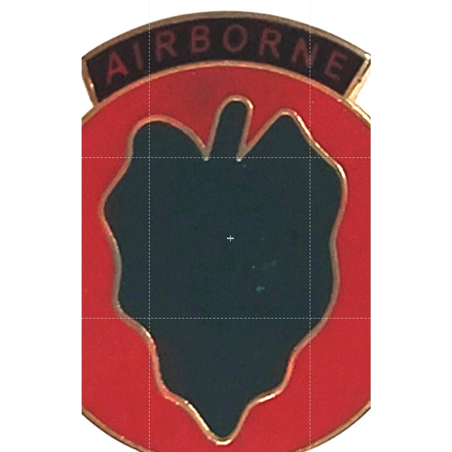 24th Infantry Division Airborne Novelty Biker Jacket Hat Lapel Pin 1"
