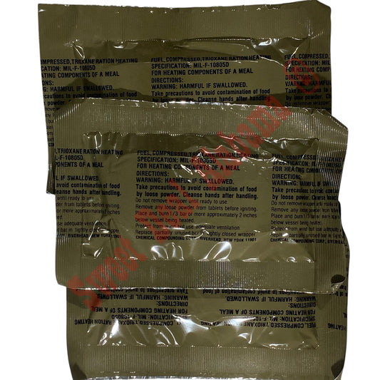 3-PK Military Field Gear, Trioxane Compressed Fuel MIL-F-10805D 9110-00-263-9865