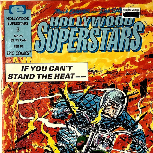 Hollywood Superstars #3, Feb. 1991, Epic Comics,  NM 9.4