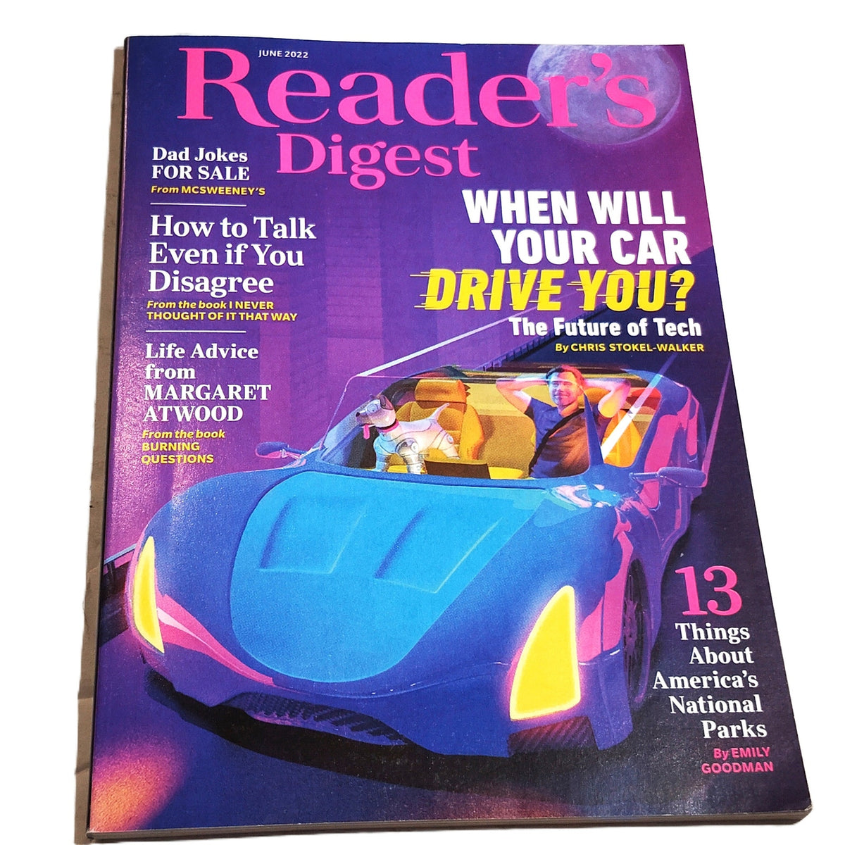 Reader's Digest June 2022 Back Issue - Future of Tech, Margaret Atwood