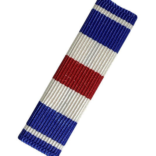 Silver Star Medal Ribbon, 1-3/8" x 3/8"