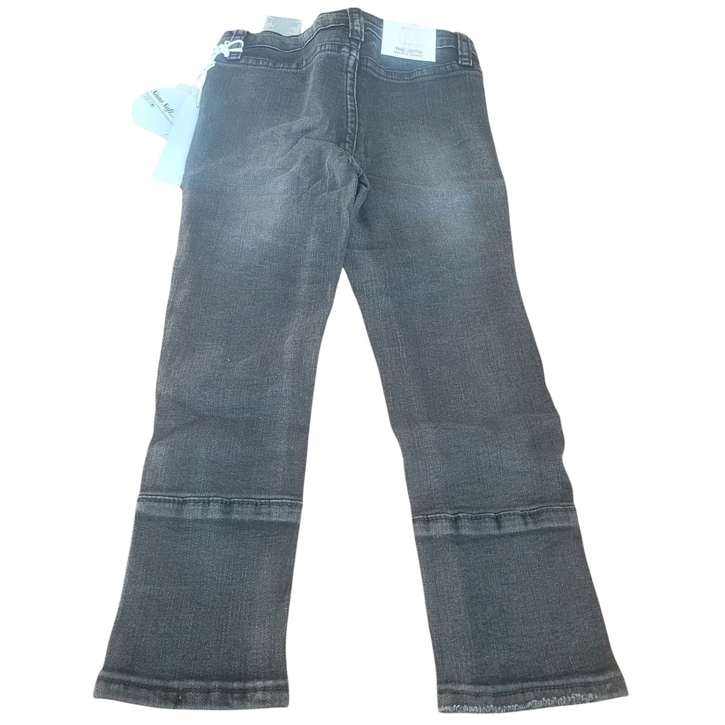 Joe's Kids Moto Jeans – Girls Size 6R – Rinse Black – Distressed Stretch Denim