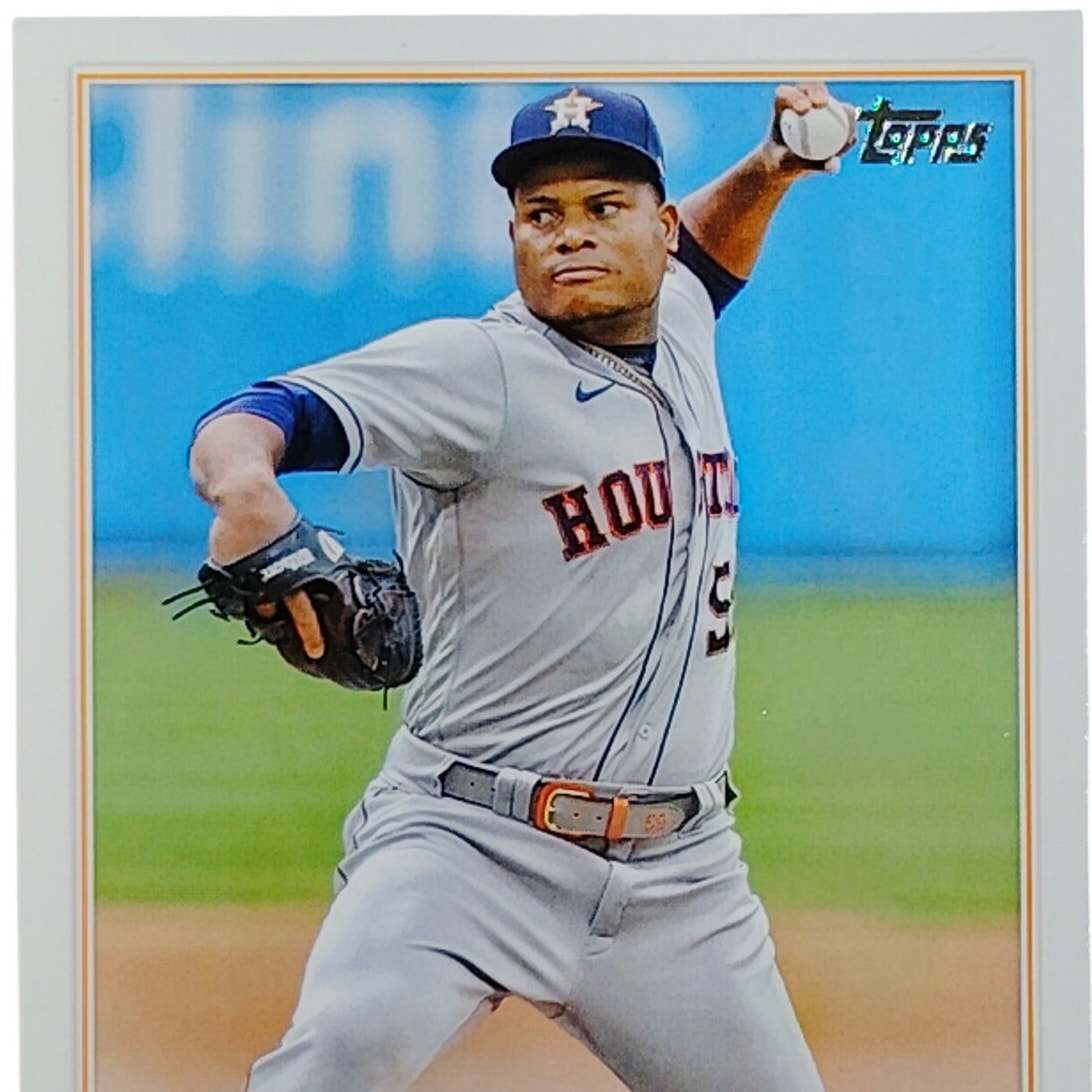 2022 Topps Series 1 #261 Framber Valdez Houston Astros Pitcher - VG/EX