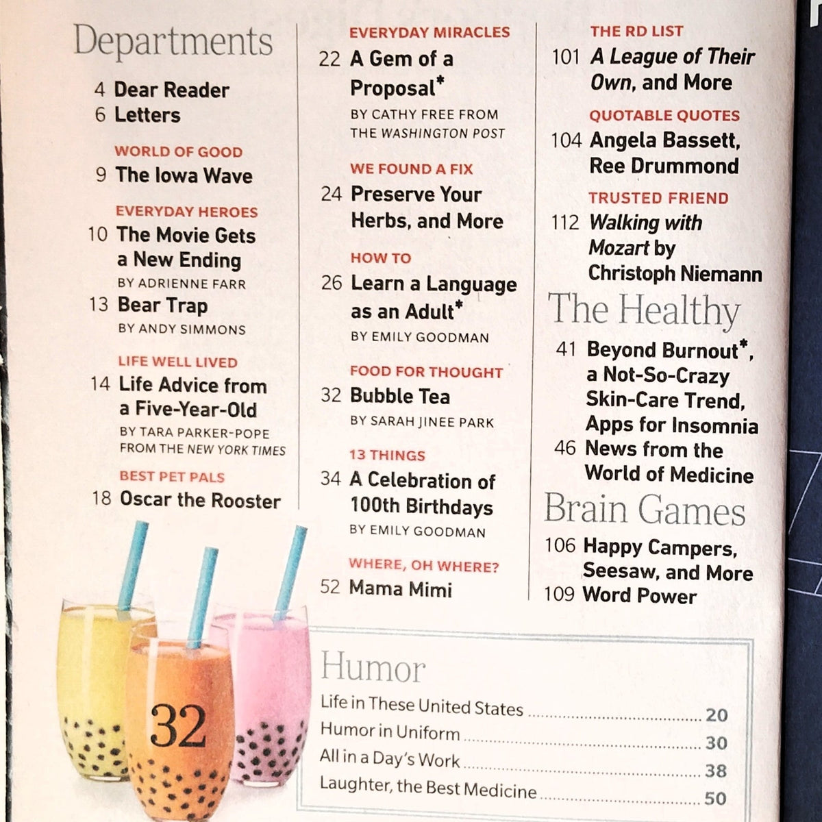 Reader's Digest September 2022 The Genius Issue Magazine Back Issue