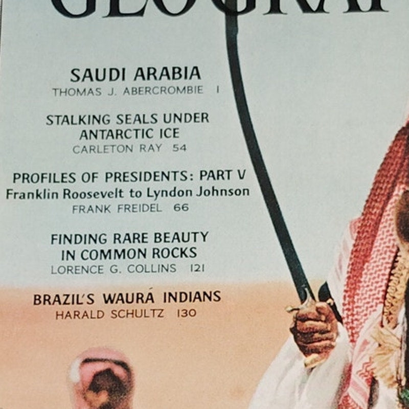 National Geographic January 1966 | Amazon, Saudi Arabia & Antarctic Seals