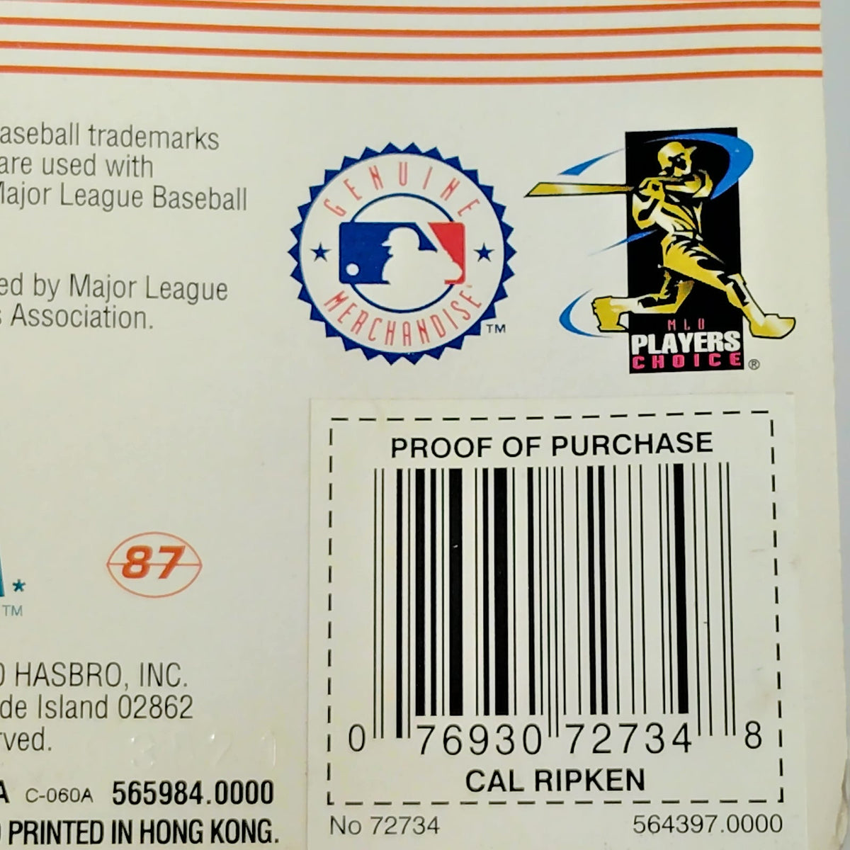 New Starting Lineup 2000 MLB Cal Ripken Jr Orioles Action Figure Hasbro