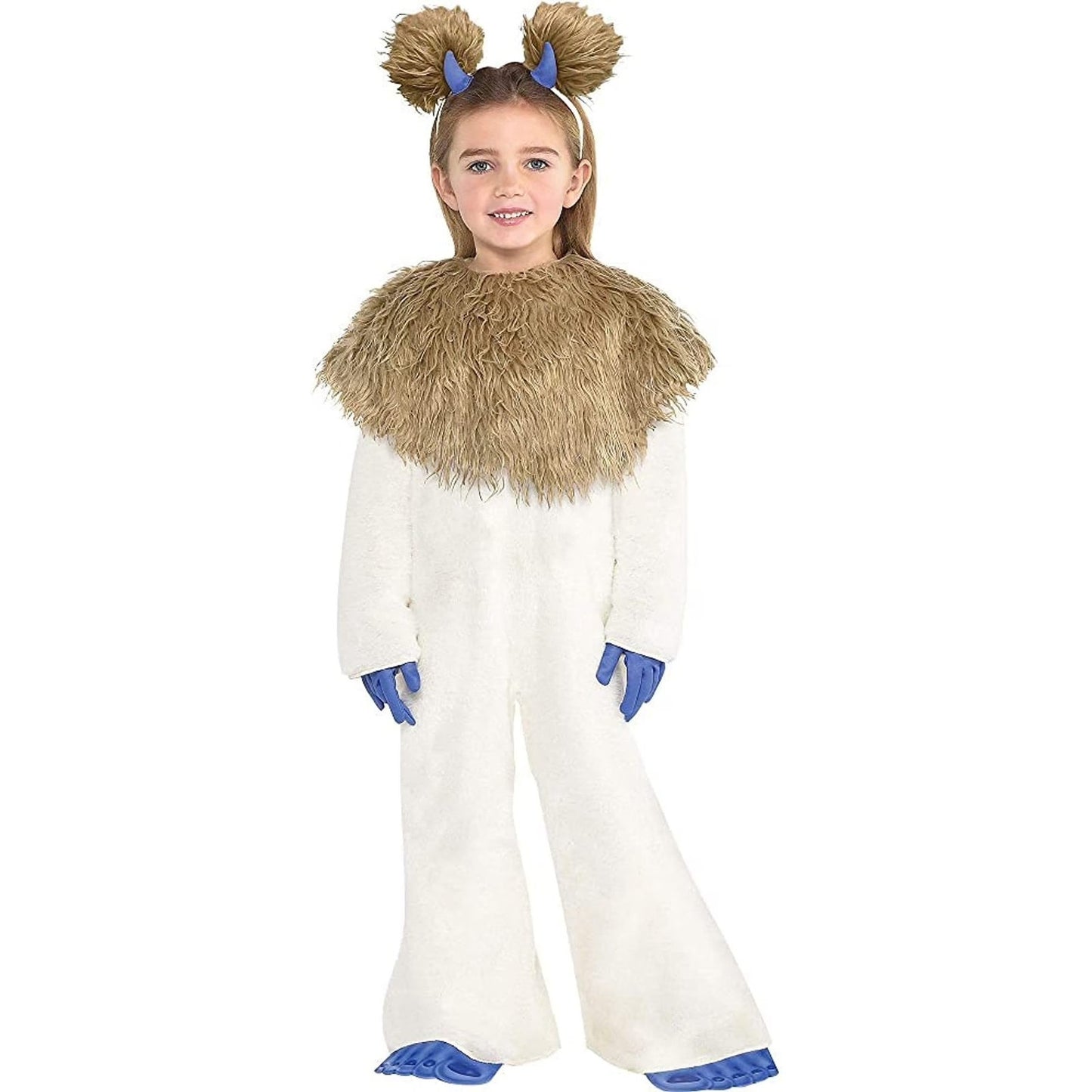 Toddler Girl’s Cali Yeti Fancy-Dress-Up Costume – Toddler Size 3T–4T, 7-PC Set
