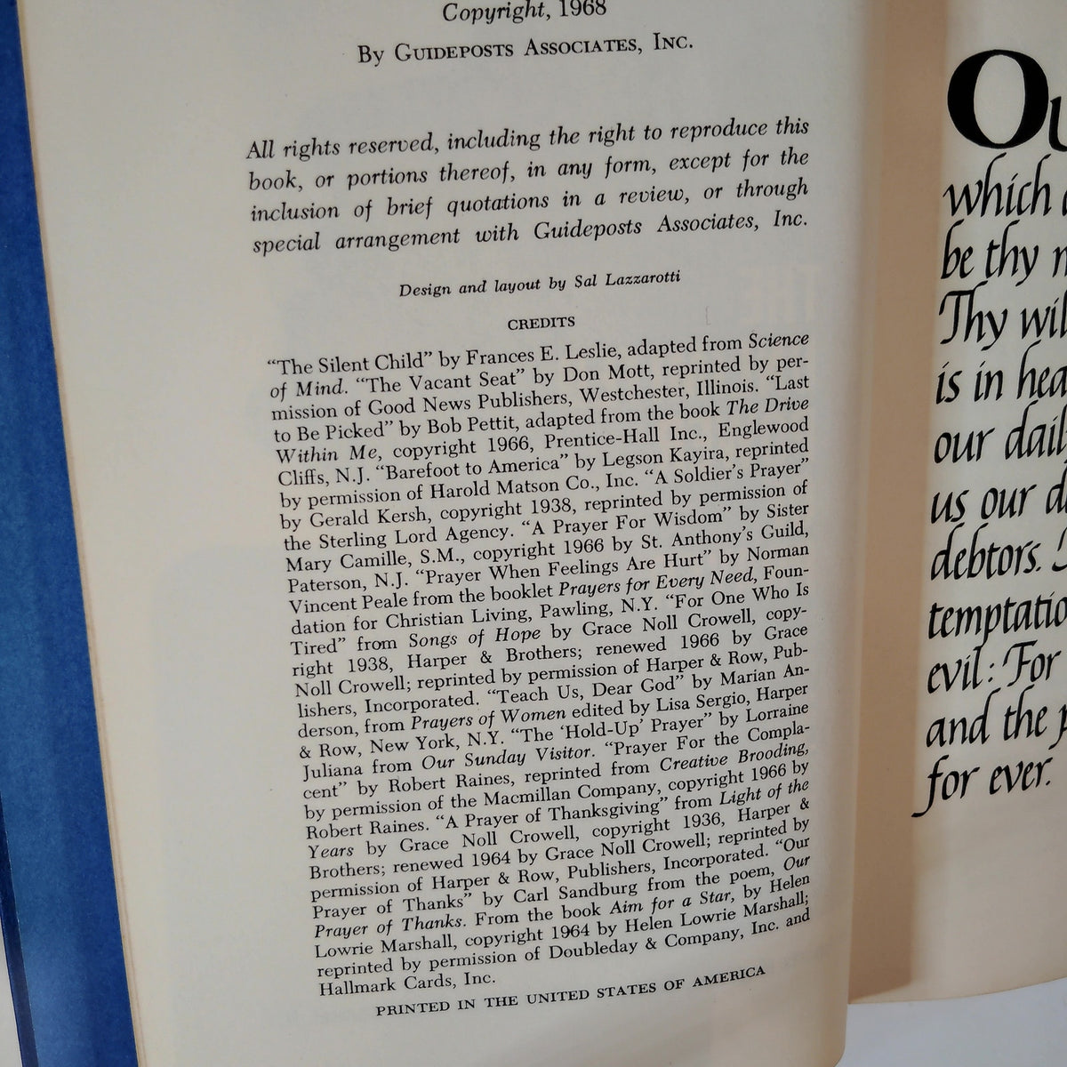 The Unlimited Power of Prayer 1968 Guideposts Hardcover Anthology