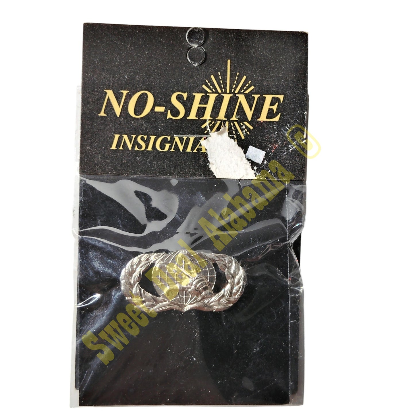 Air Force Communications and Information Badge Pin, 1-3/4"W x 1-1/8"H, By No Shine Insignia, NIP