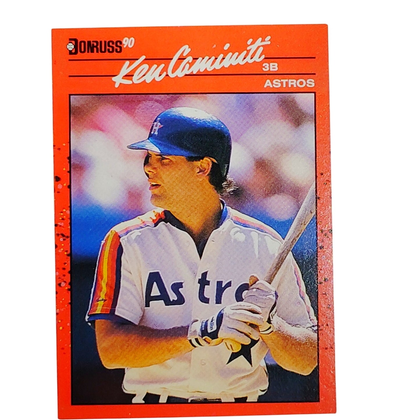 1990 Donruss #424 Ken Caminiti Houston Astros Third Baseman - VG/EX