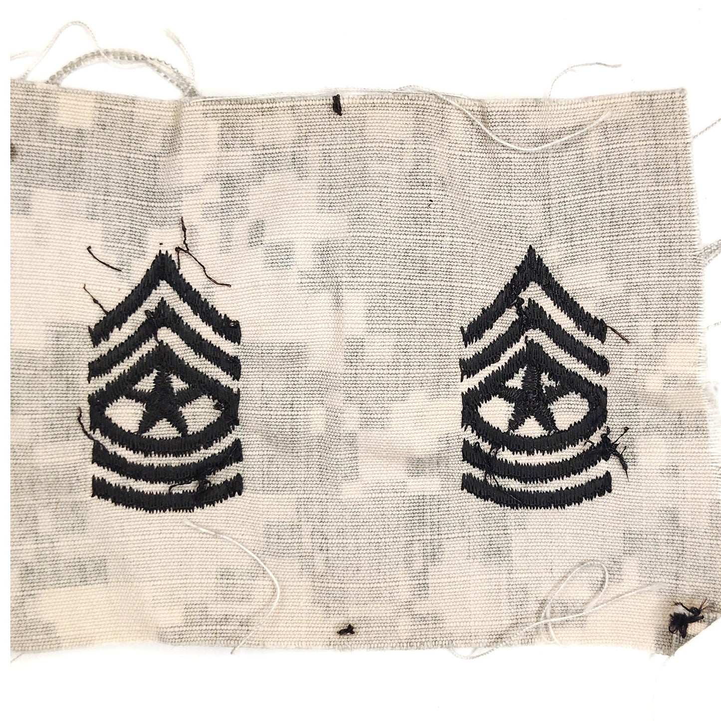 Vintage US Army Sergeant Major SGM E‑9 Patches ACU Digital Sew‑On 4‑3/8" × 3"