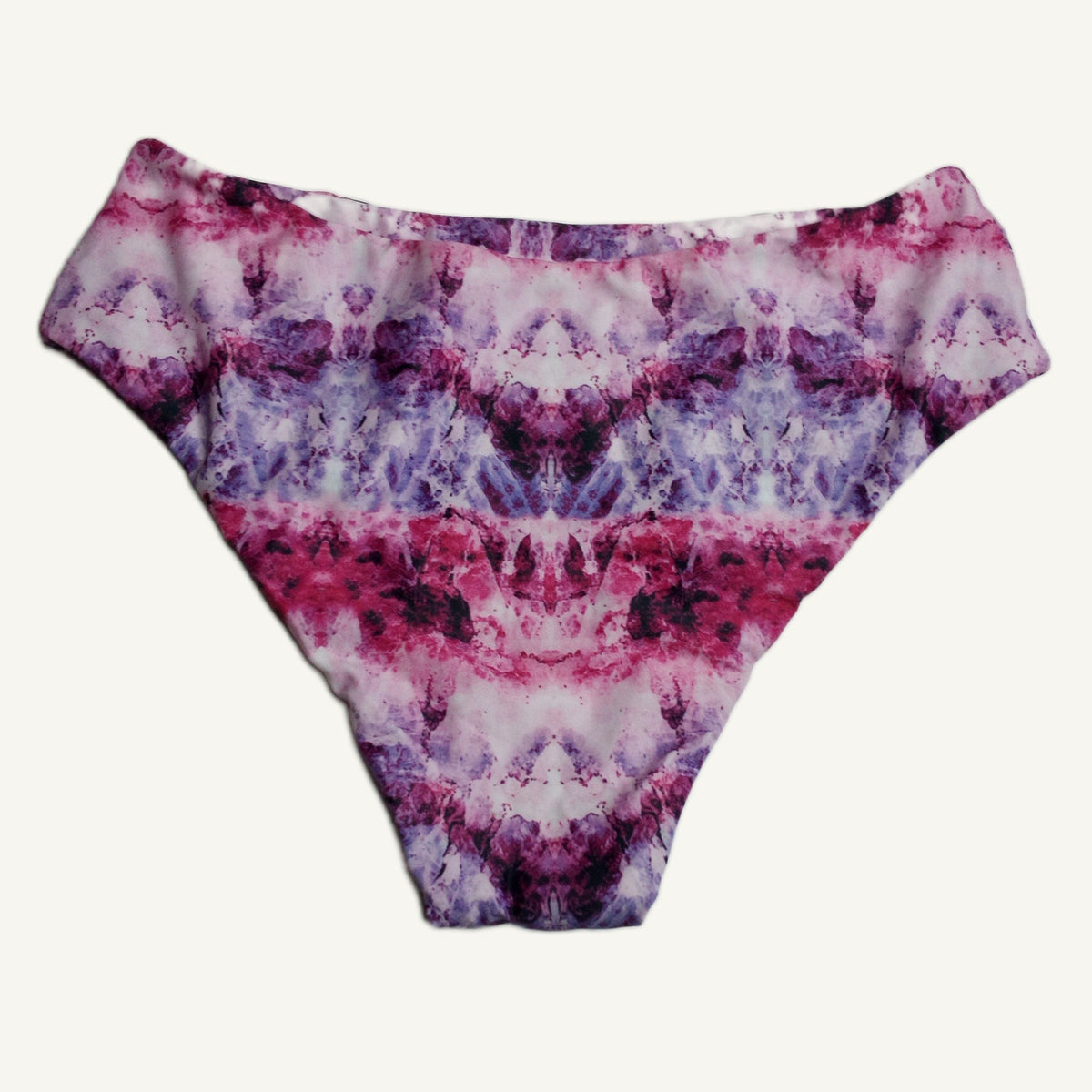 Pink & Purple Tie-Dye Swimsuit Bottoms, Large - Seamless, NWOT
