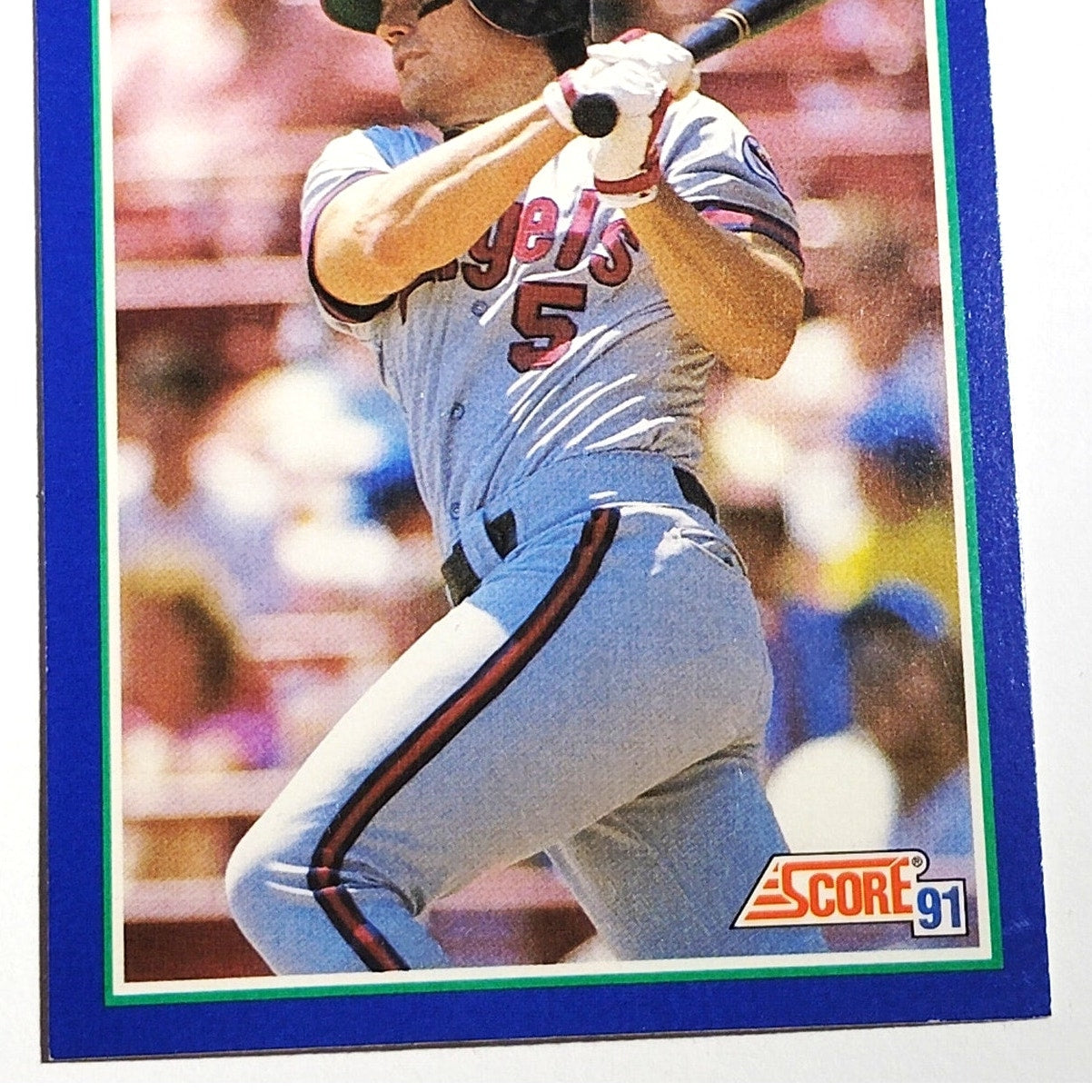 1991 Score Brian Downing #104 California Angels Left Fielder Baseball Card NM