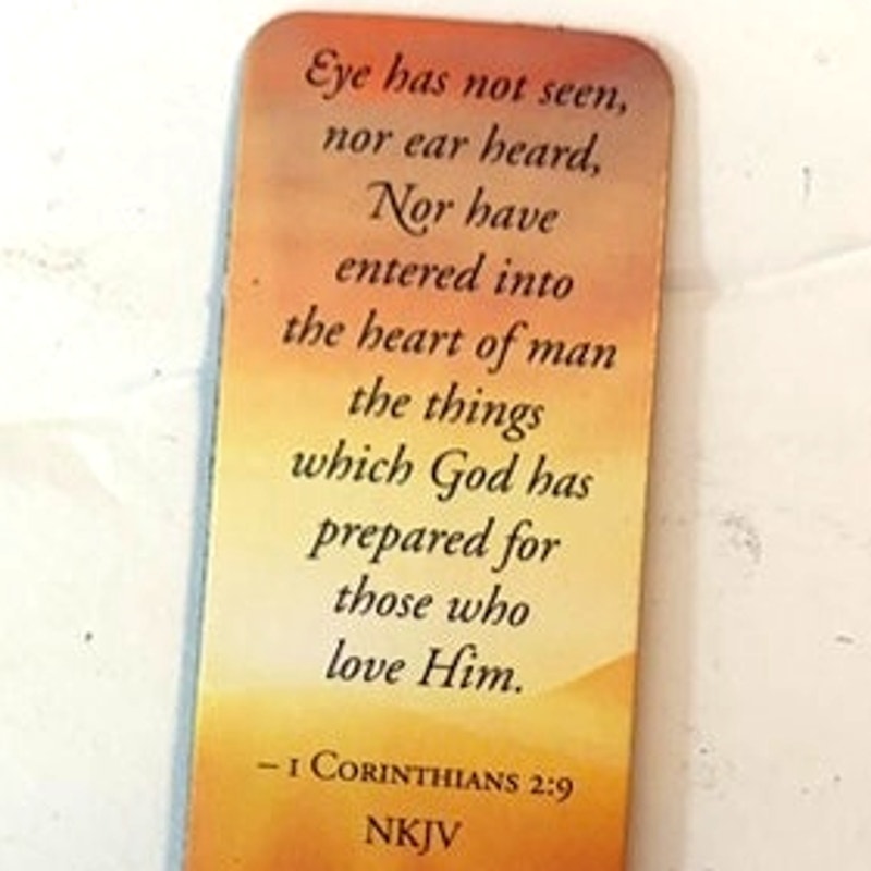 Christian Scripture Fridge Magnet 1 Corinthians 2:9 Golden Meadow Guideposts