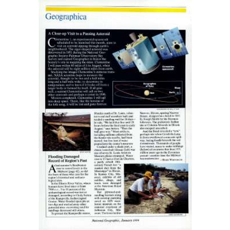 National Geographic Magazine JAN 1994, Great Flood '93 Macaws Kyushu Des Moines