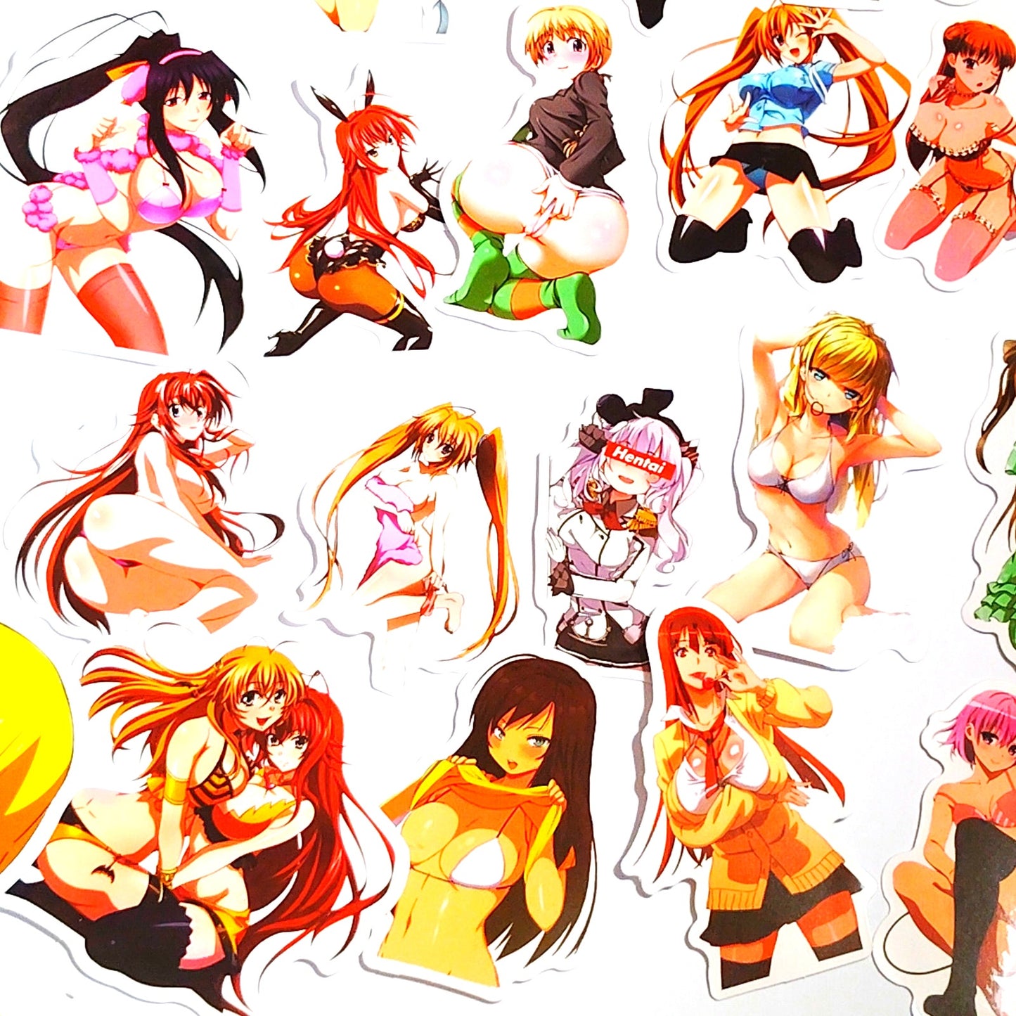 69‑Pc Sexy Hentai Anime Vinyl Sticker Pack Waterproof Decals