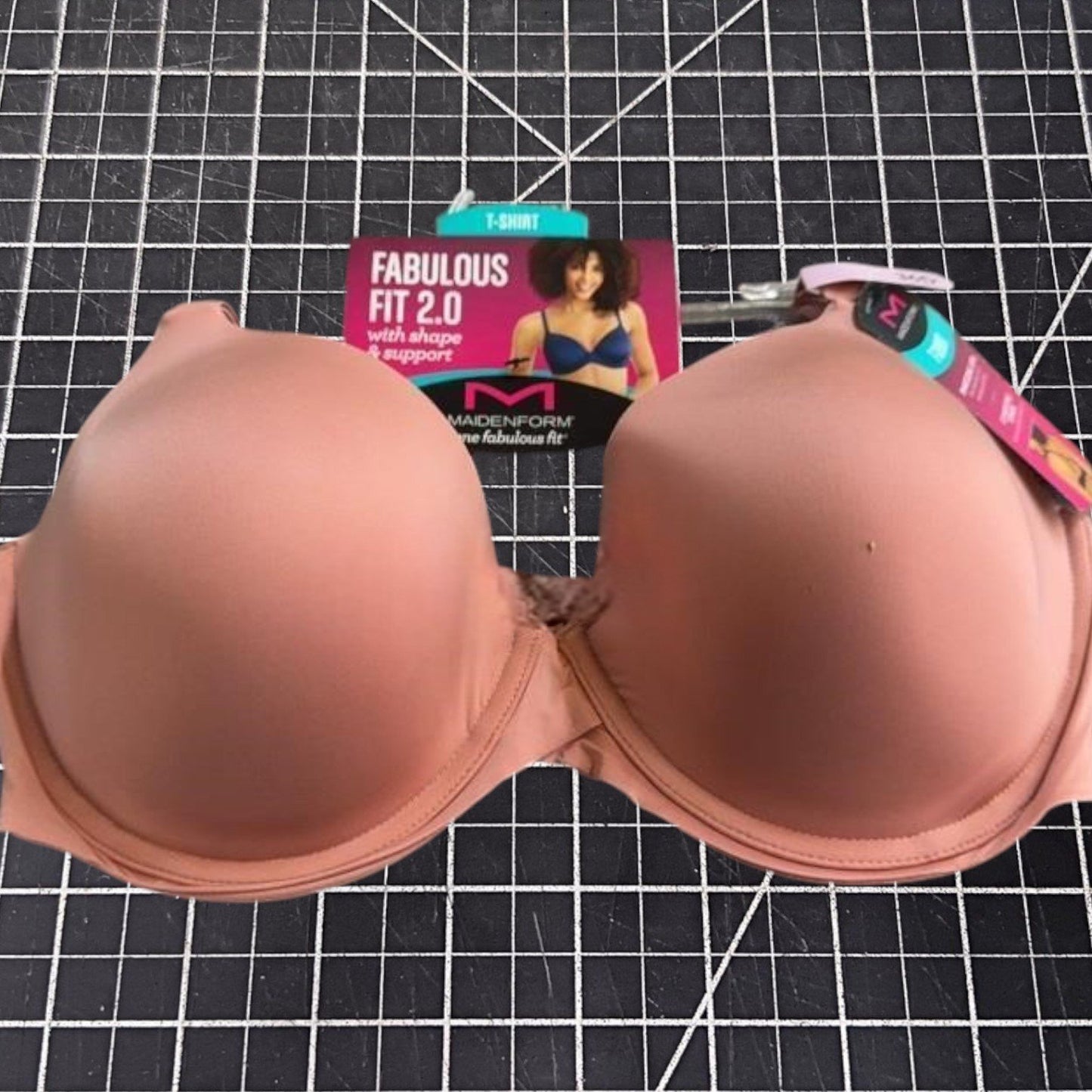 Maidenform One Fabulous Fit 2.0 Tailored Demi Underwire Bra – Misted Rose – 36D