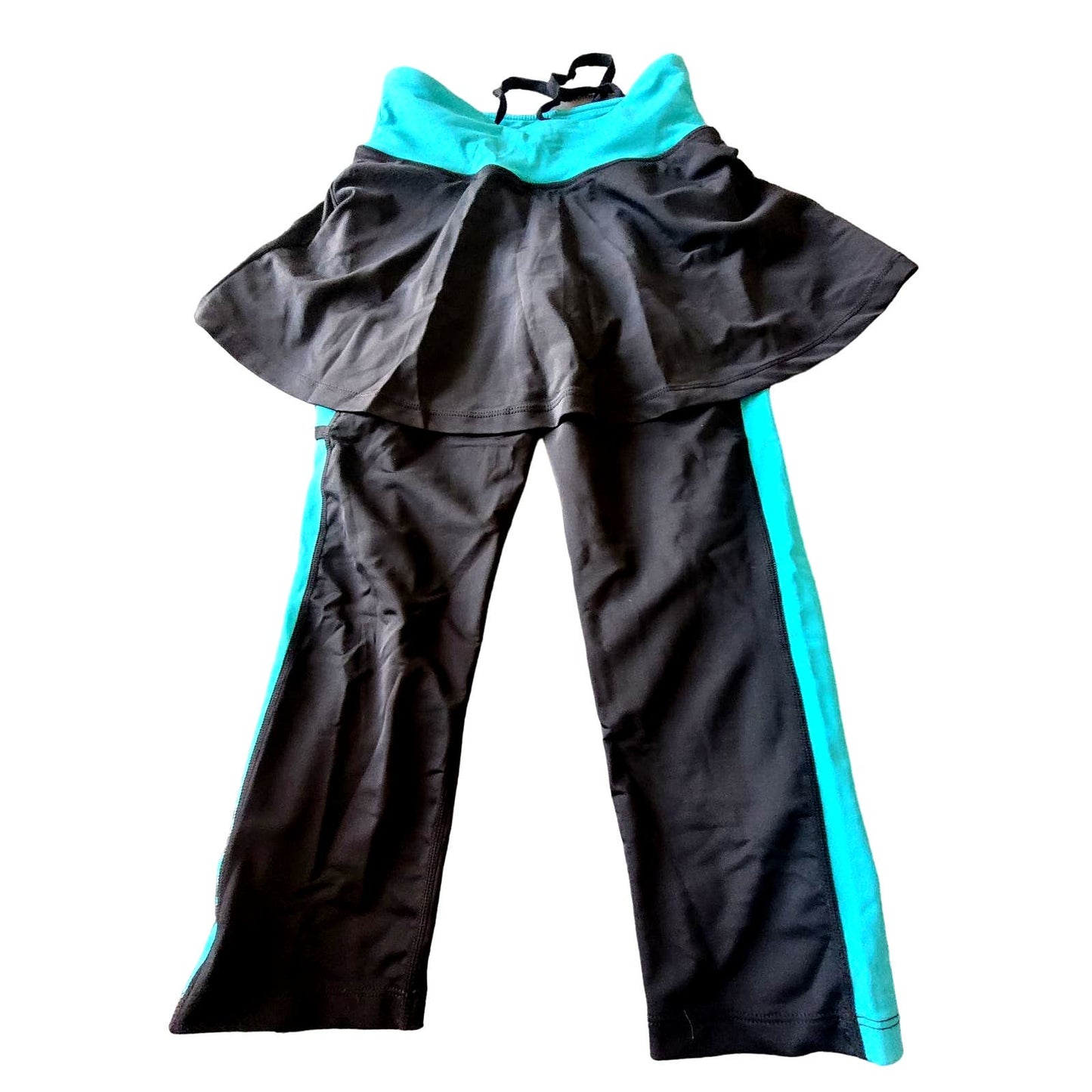 Anivivo Tennis Skirted Leggings with Pockets, Tennis Outfit, XS, Black