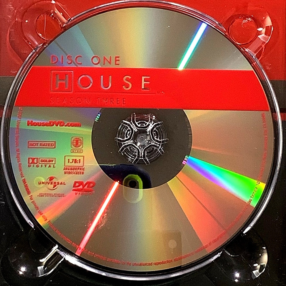 House, M.D.: Season 3 (5-DVD Set, 2007) 17 Hours 30 Minutes of Medical Drama TV