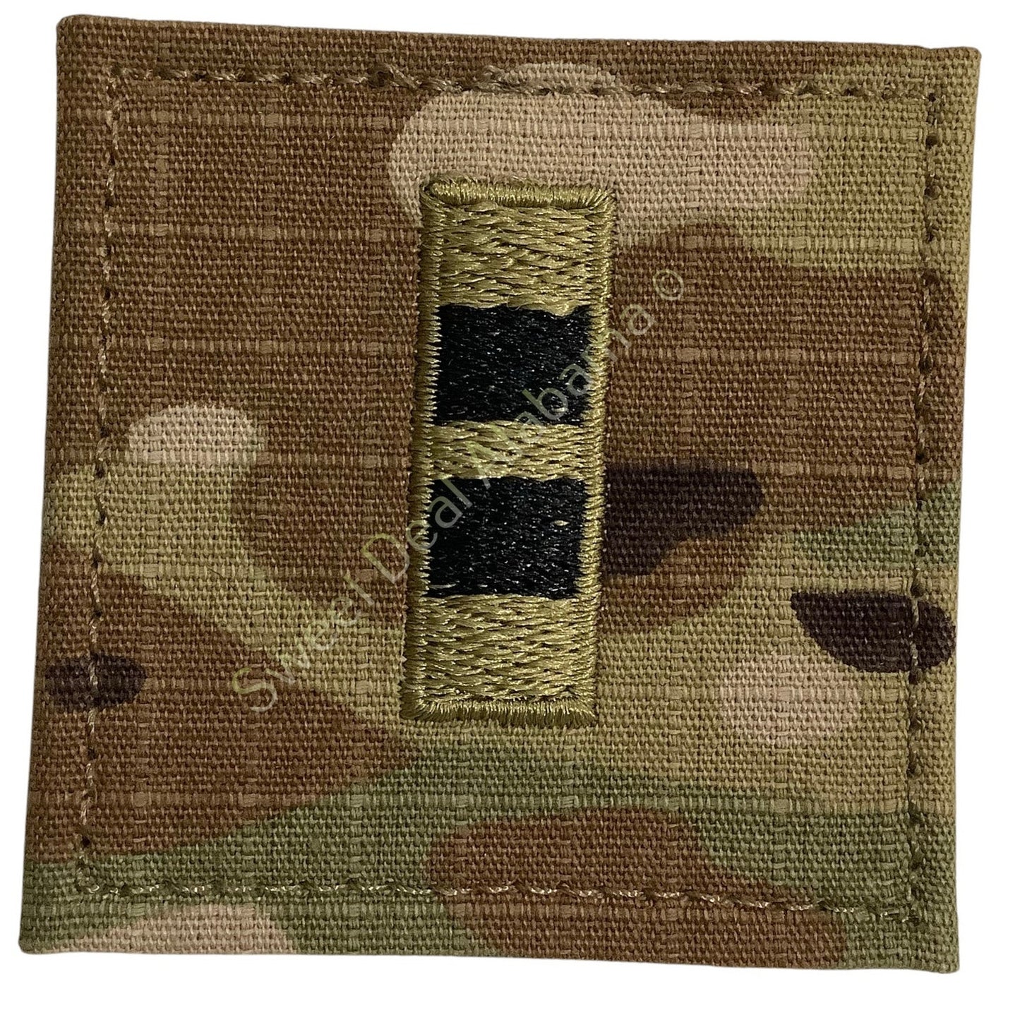 U.S. Army Chief Warrant Officer 2, OCP Rank Sew-On Insignia, Multi-Camo, 2" x 2"