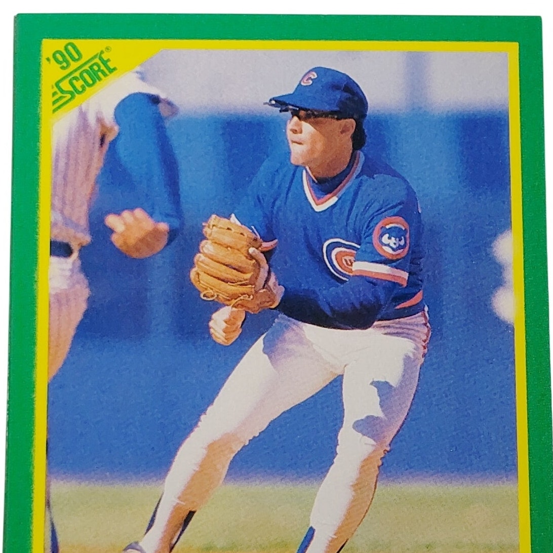 1990 Score Ryne Sandberg Card No. 90 Chicago Cubs 2B VG/EX