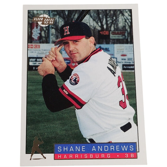 Shane Andrews, Harrisburg Senators, No. 222,  93-94 Fleer Excel Minor Leagues
