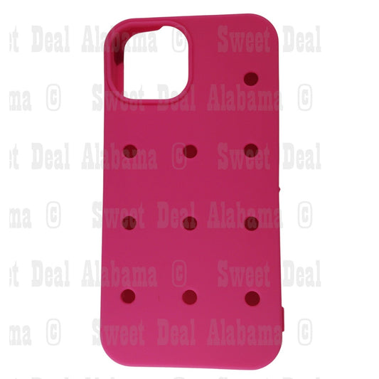 Go Boy Charms Case (No Charms Incl.) Universal For iPhone 13, 14, 15 6.1", Pink