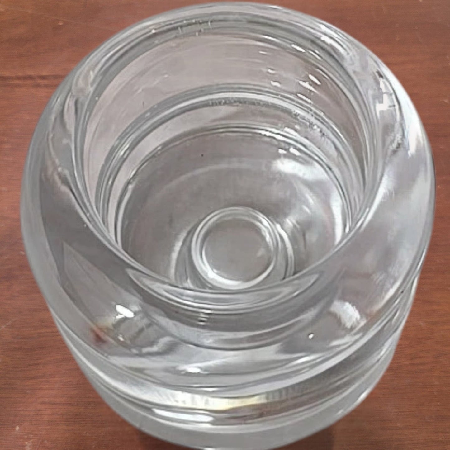 4-pk Bubble Glass Taper Candle Holders – Clear – Modern Sculptural Design