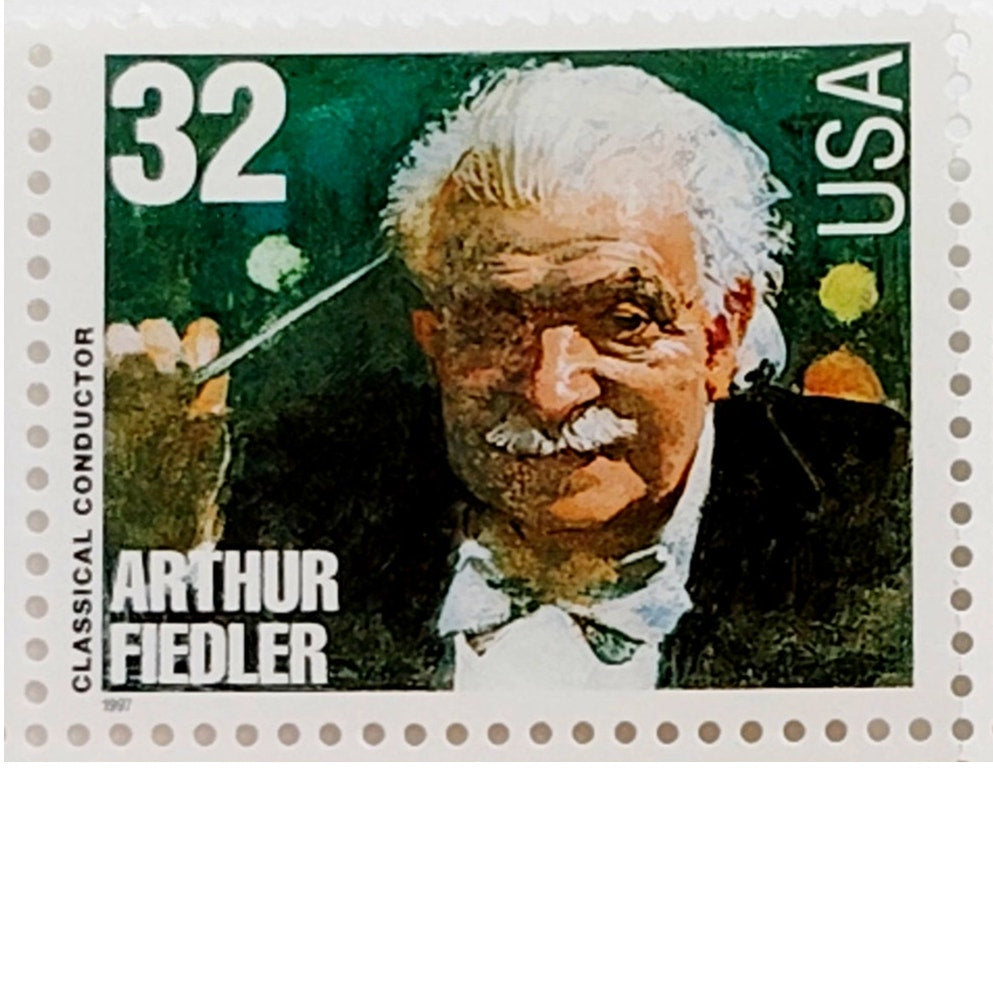 Block of 8 – 1997 USA 32¢ Classical Composers & Conductors MNH Scott 3158–3165