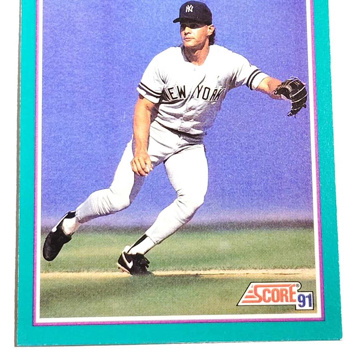 1991 Score Randy Velarde #134 New York Yankees Second Baseman MLB Baseball Card