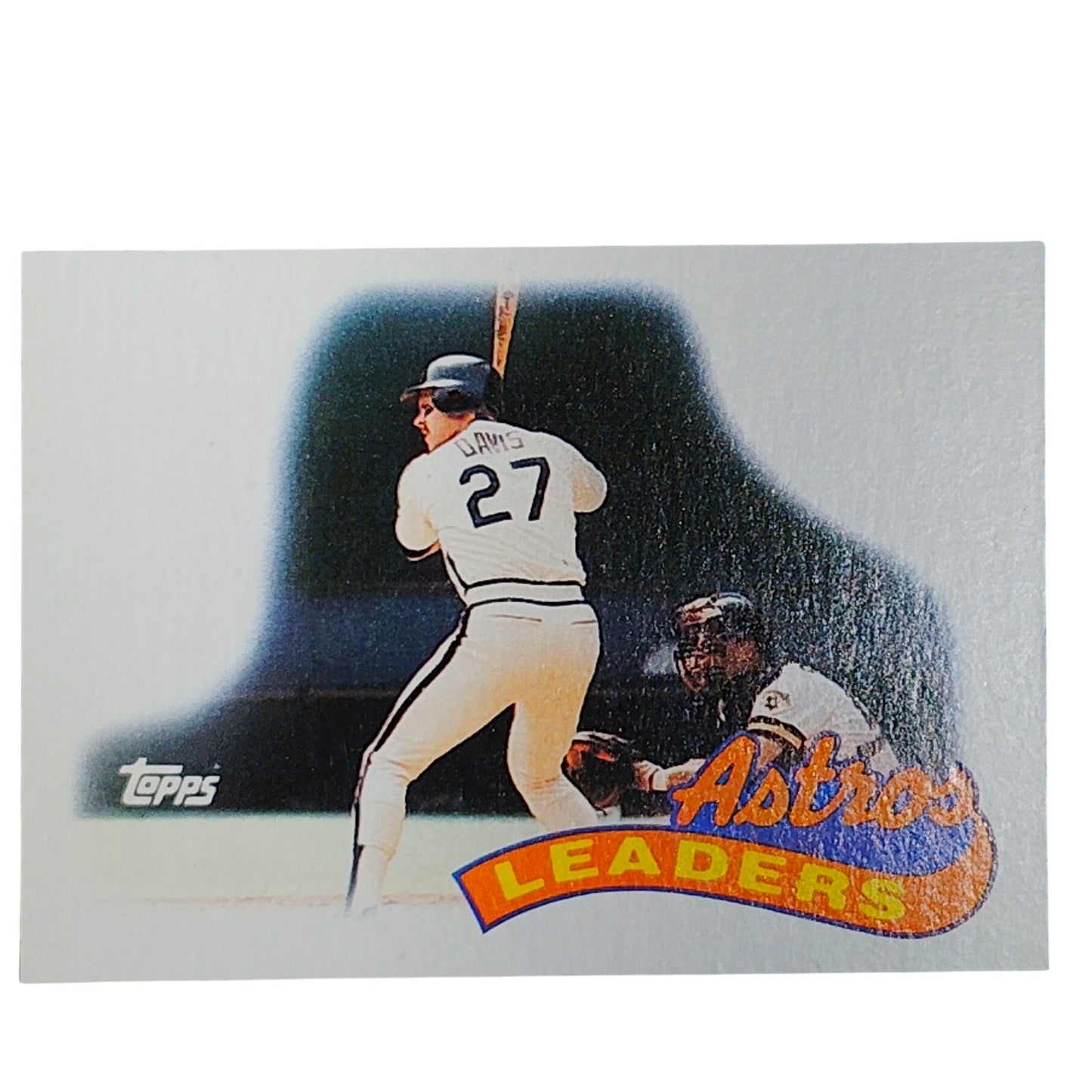 1989 Topps #579 Glenn Davis Astros Leaders Houston Astros Team Leaders - VG/EX