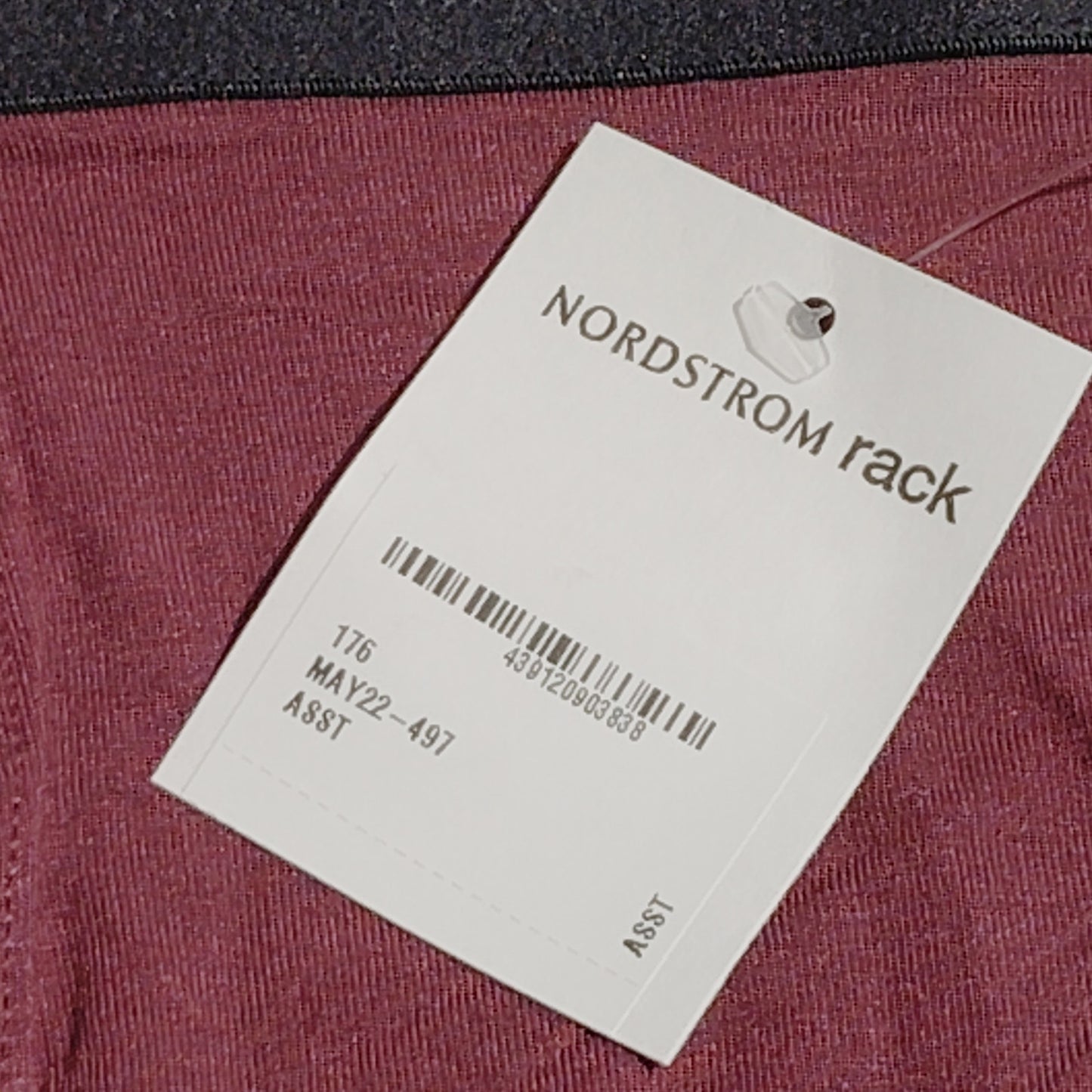Nordstrom Zella Men’s Boxer Briefs, Burgundy, XL, 90% Micromodal / 10% Spandex