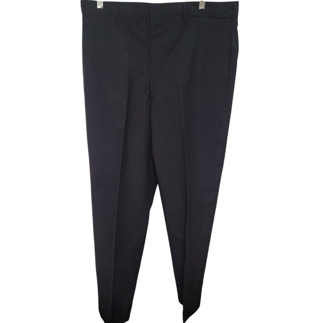 1975 US Military Dress Trousers - 38L - Navy Blue Shade 3346 - 60/40 Poly-Wool