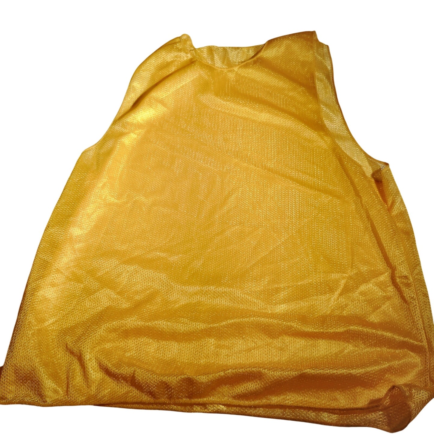 8‑Pack Kids Mesh Training Pinnies Youth Scrimmage Vests Yellow Sports Practice