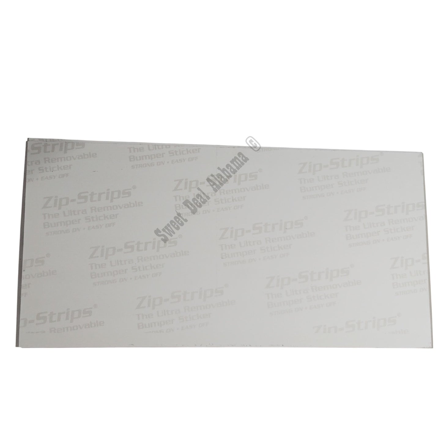 United States 50-Star Flag by Zip Strips Removable Vinyl Bumper Sticker 7.5x3.75