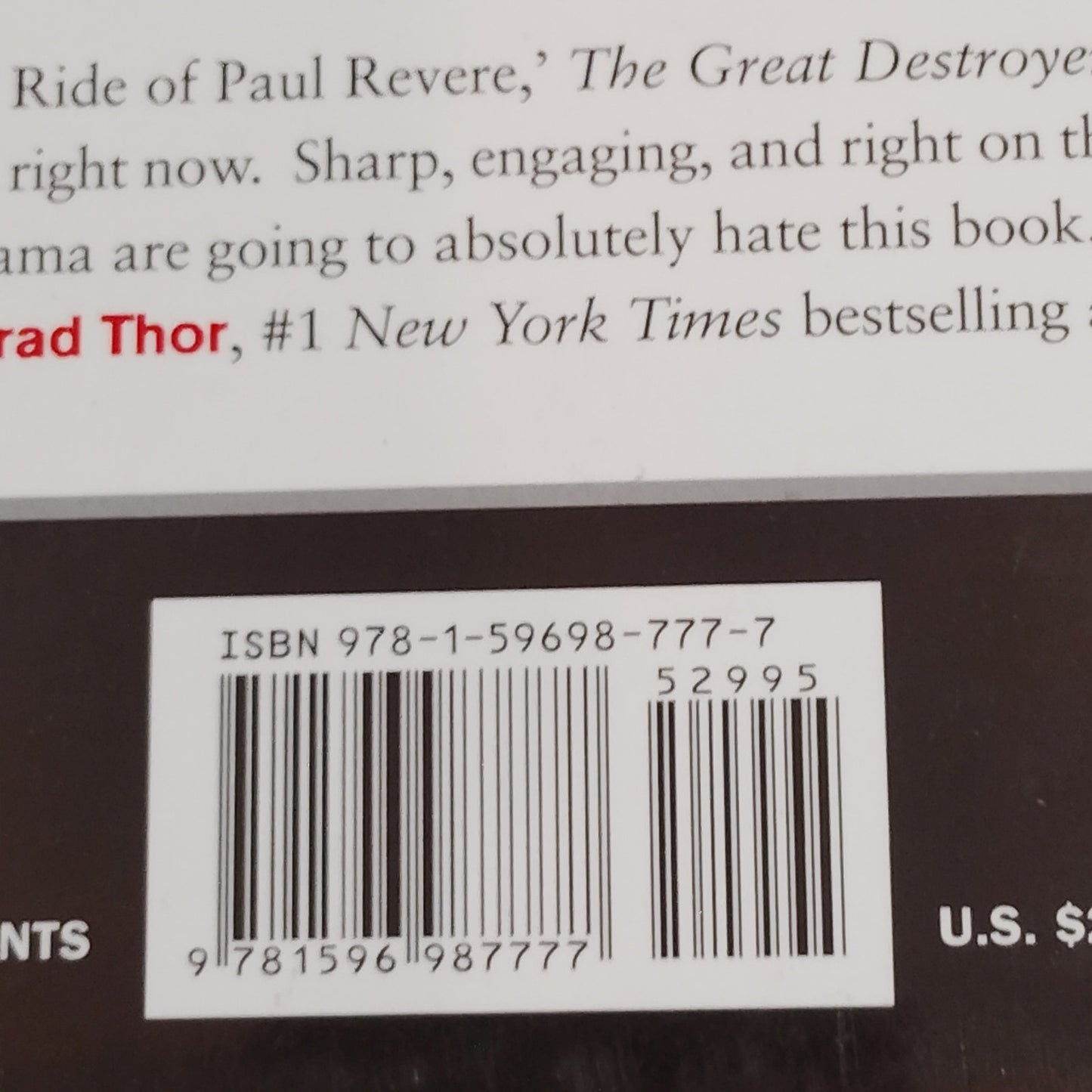 The Great Destroyer 2012 HC LN Obama War on Republic Aging Edges Bonus Clip