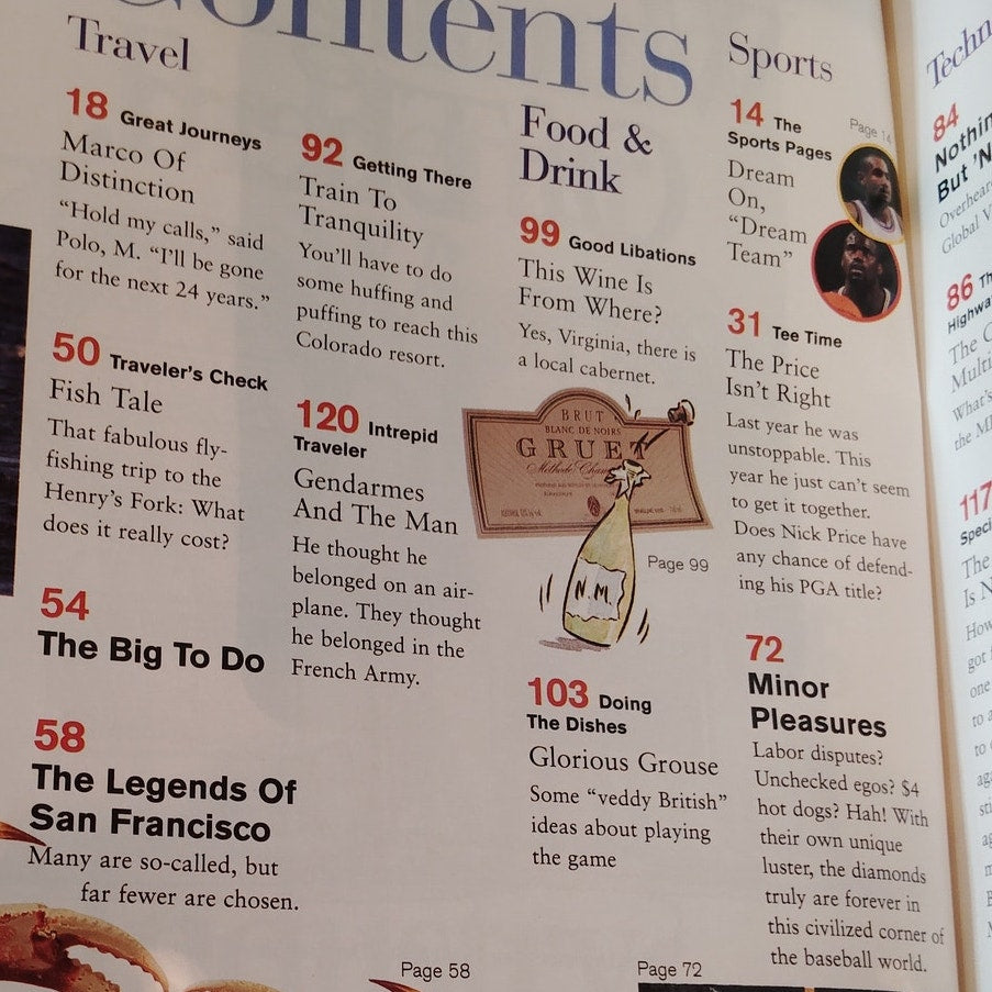 Delta SKY In-Flight Magazine - August 1995 - Dog Days, Colorado, Dream Team