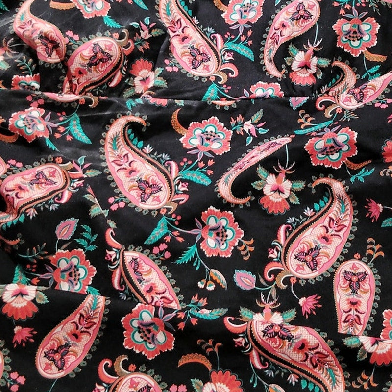 Lands’ End Women’s Paisley Print Tankini Top – Size 6 – NWT