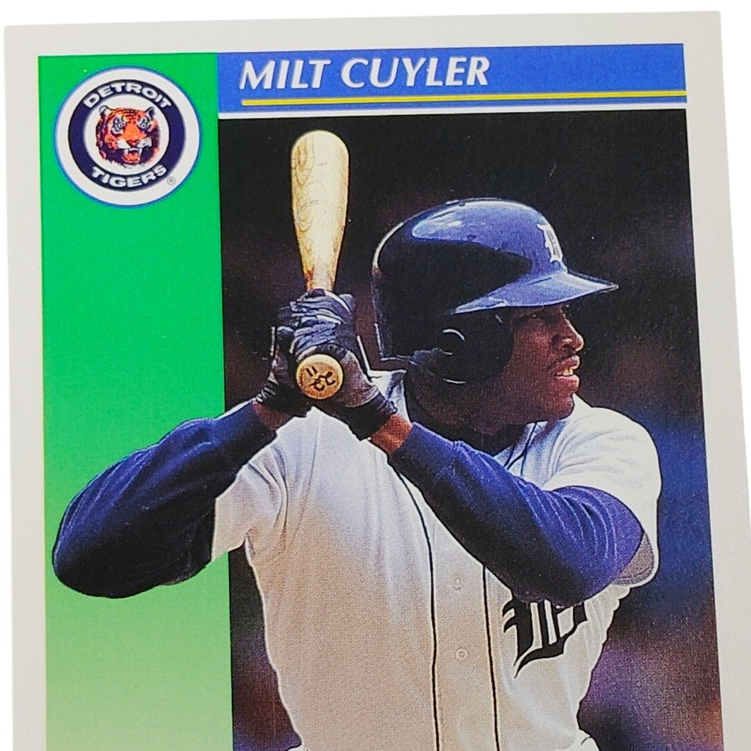 1992 Score Milt Cuyler #26 Detroit Tigers Outfielder MLB Baseball EX