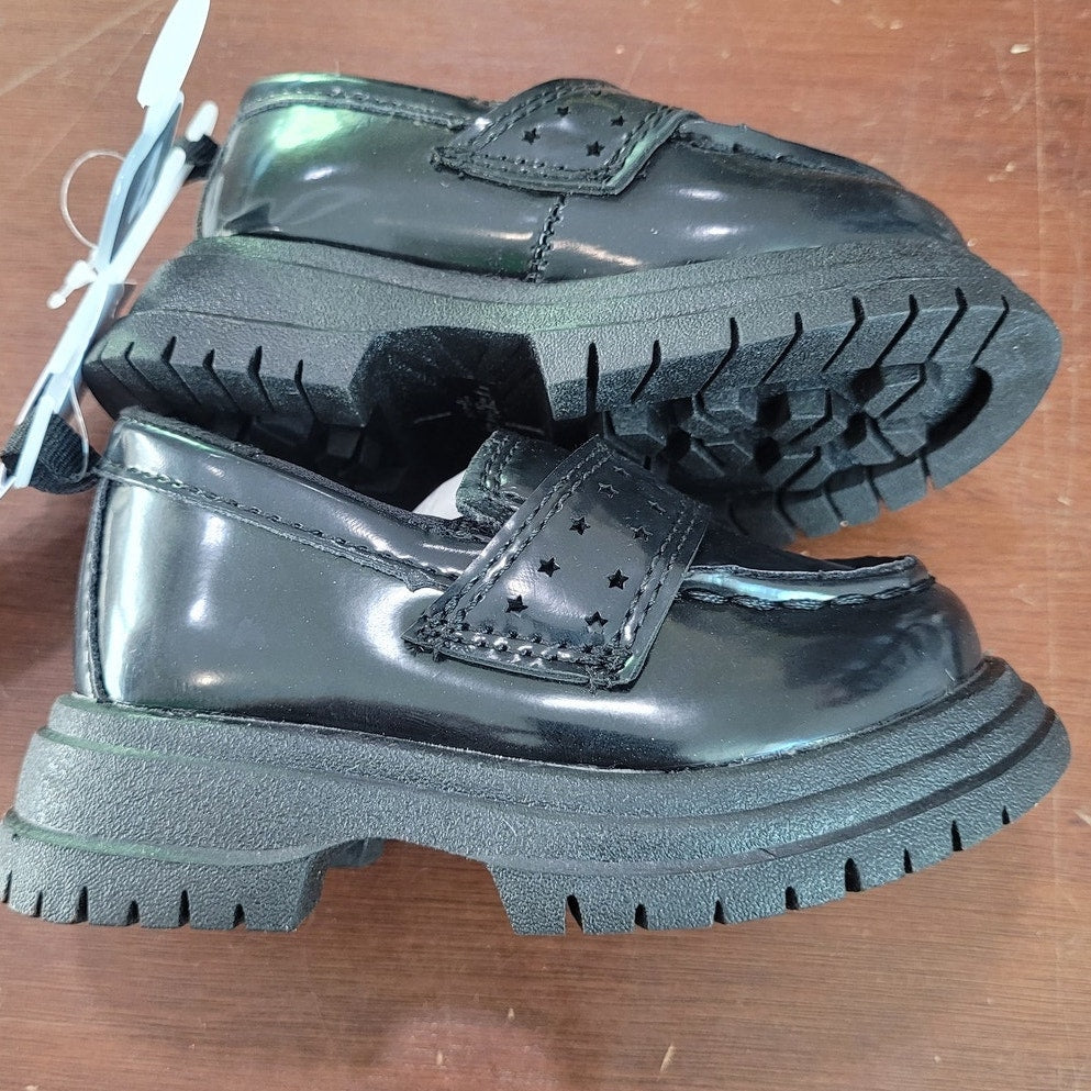 OshKosh B'Gosh Julia Toddler Unisex Black Loafer – Slip-On, Size 4T