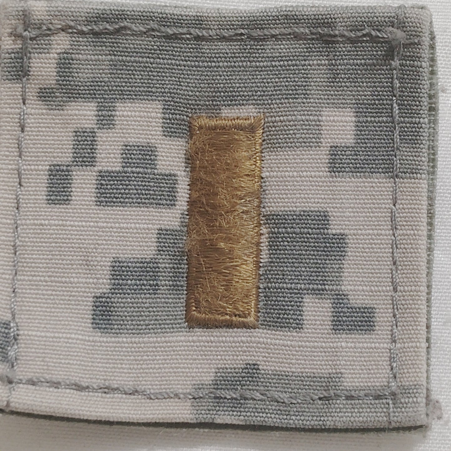 U.S. Army 2nd Lieutenant Patch ACU Digital, 2"×2" Hooked Device – O-1