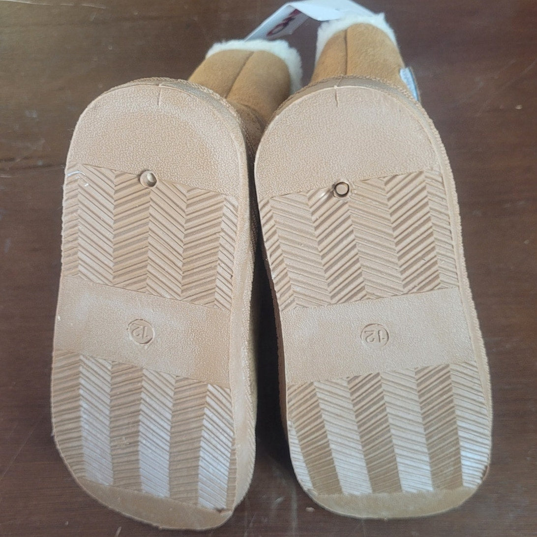 Josmo Girls Winter Boots, Wheat, Size 12, Style 90144M, Faux-Fur Lined, Side Zip