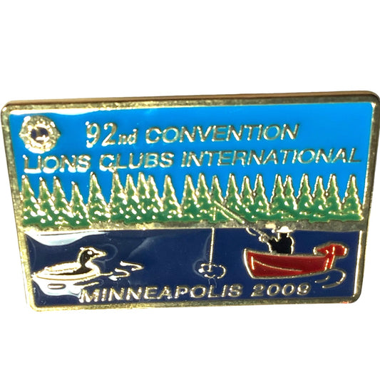 2009 Lions Club Int. 92nd Convention Pin, Minneapolis 2009