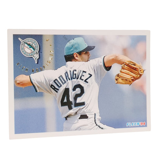 Rich Rodriguez, Florida Marlins, #475, 1994 Fleer Baseball Collector's Card